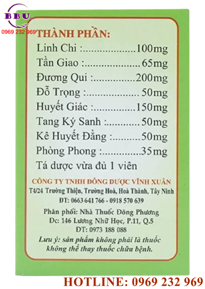 Viên Xương Khớp Linh Chi 